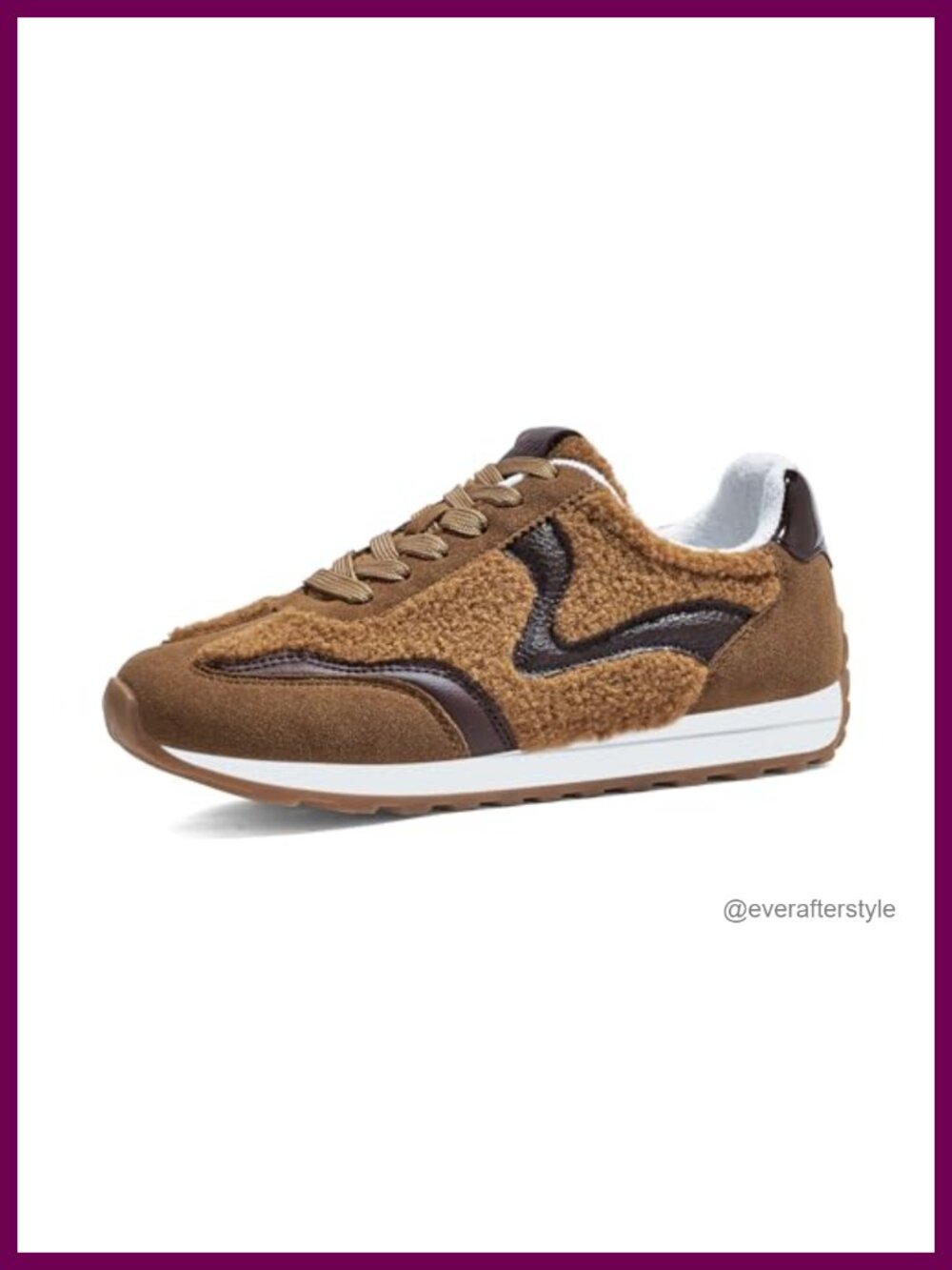 Women's Trendy Fashion Sneakers Retro Neutral Lace-Up Walking Shoes